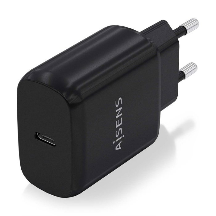 AISENS Cargador USB-C 25W PD3.0 Negro A110-0757